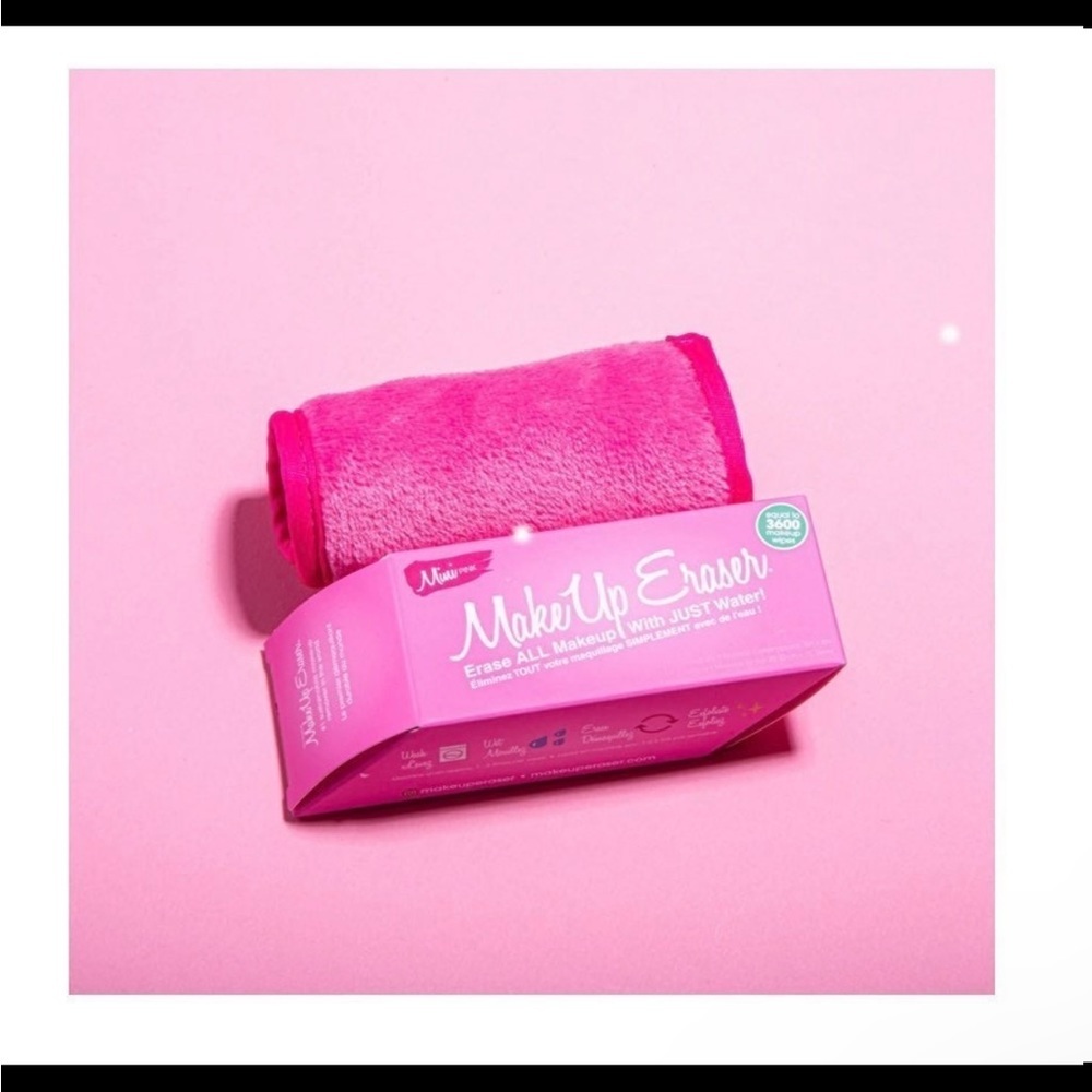 NWT Makeup Eraser: Original Pink Makeup Remover Towel Mini
